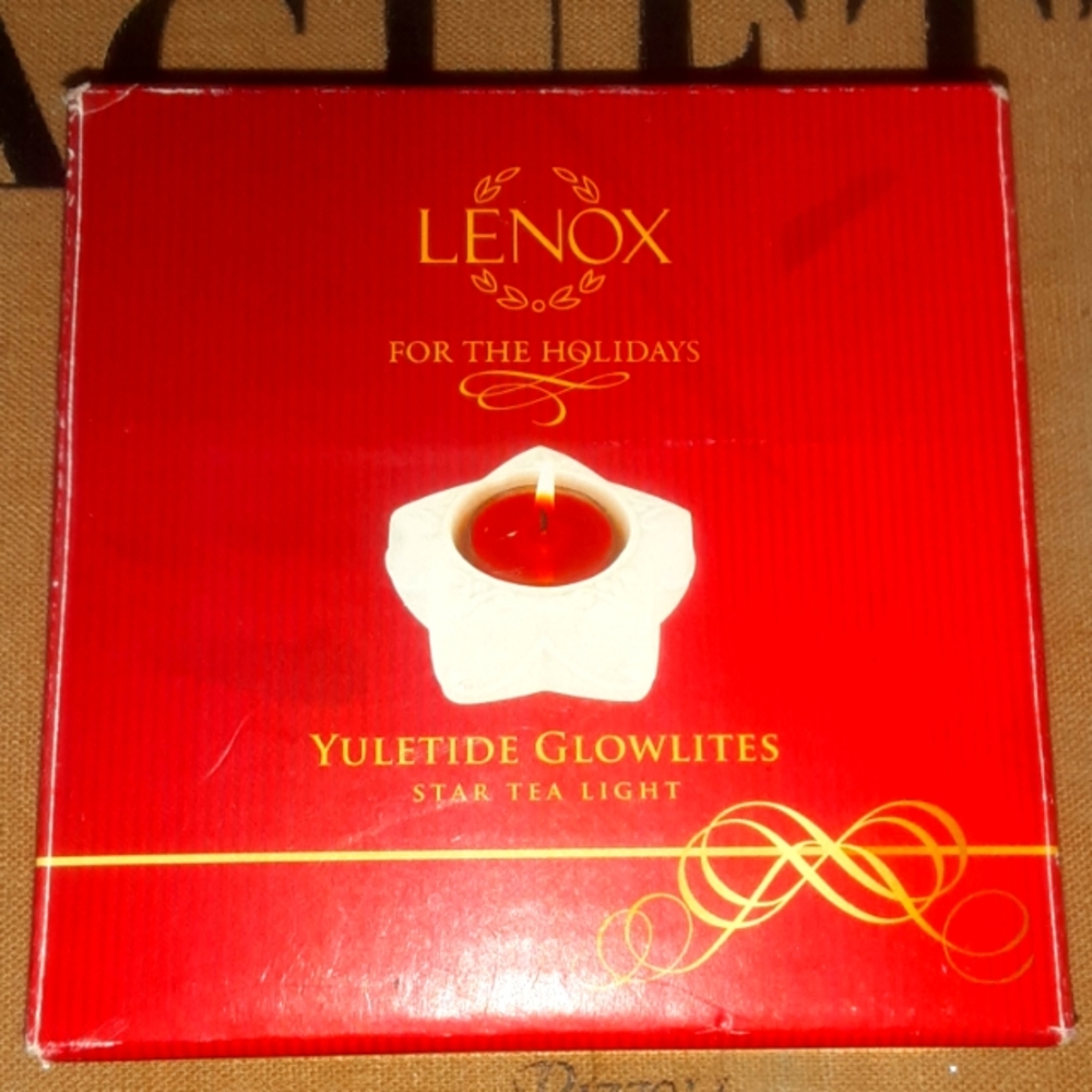Lenox Yuletide Glowlites NWT